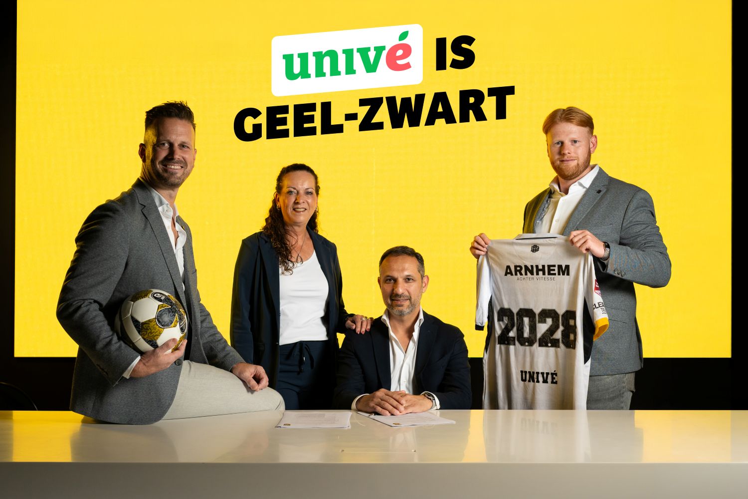 ARNHEM — Univé wordt Premium Sponsor van Vitesse vanaf seizoen 2026-2027