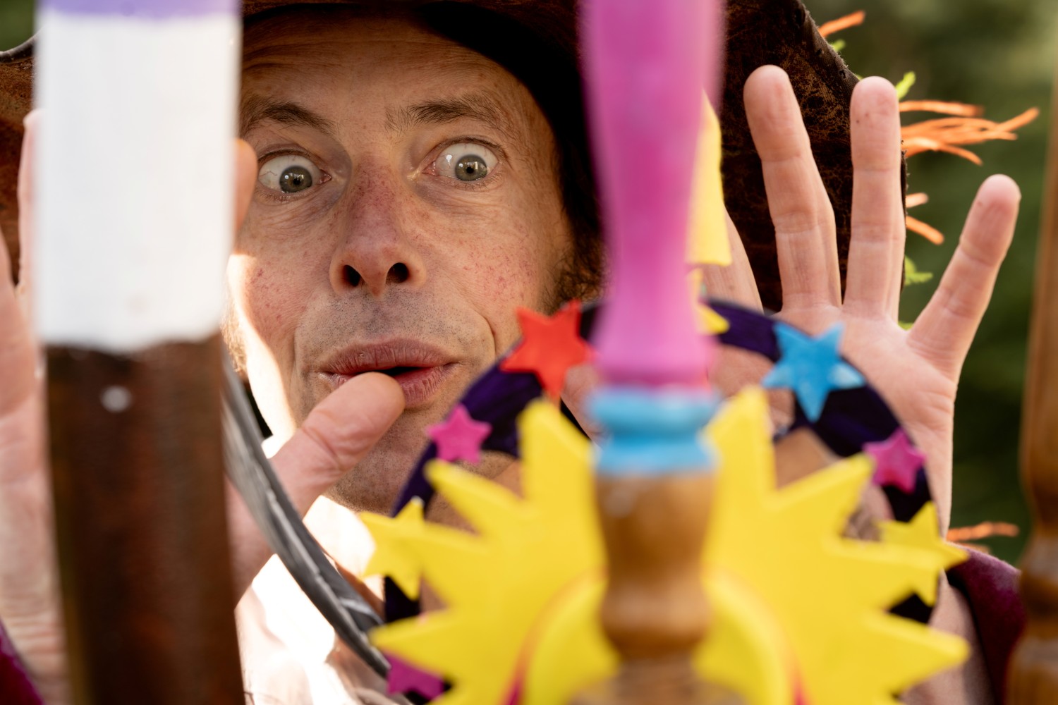 ROZENDAEL — Kindervoorstelling Professor Bombastix in kasteelpark Rosendael